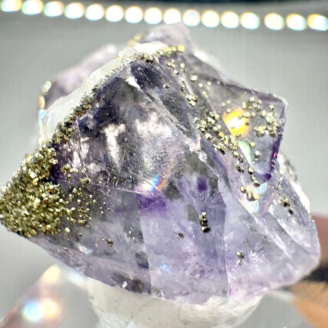 602 中国 ヤオガンシャン産 フローライト&パイライト