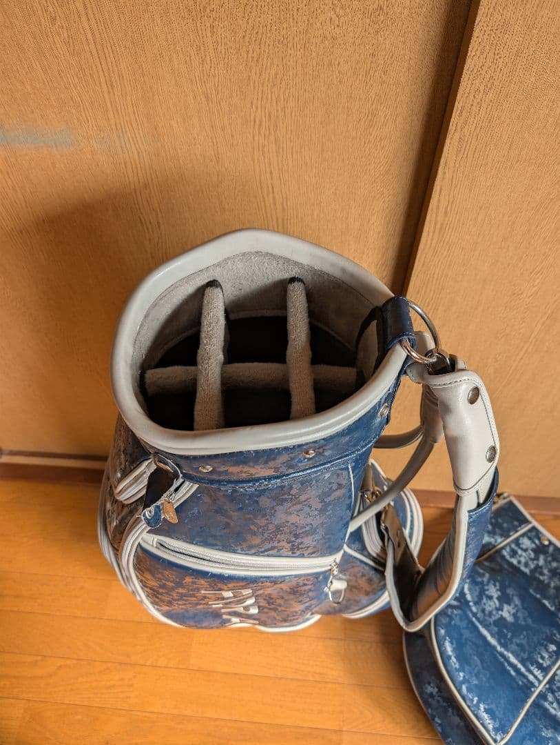 フィドラ大型キャディバッグ中古メンズFIDRAゴルフクラブバッグオシャレ