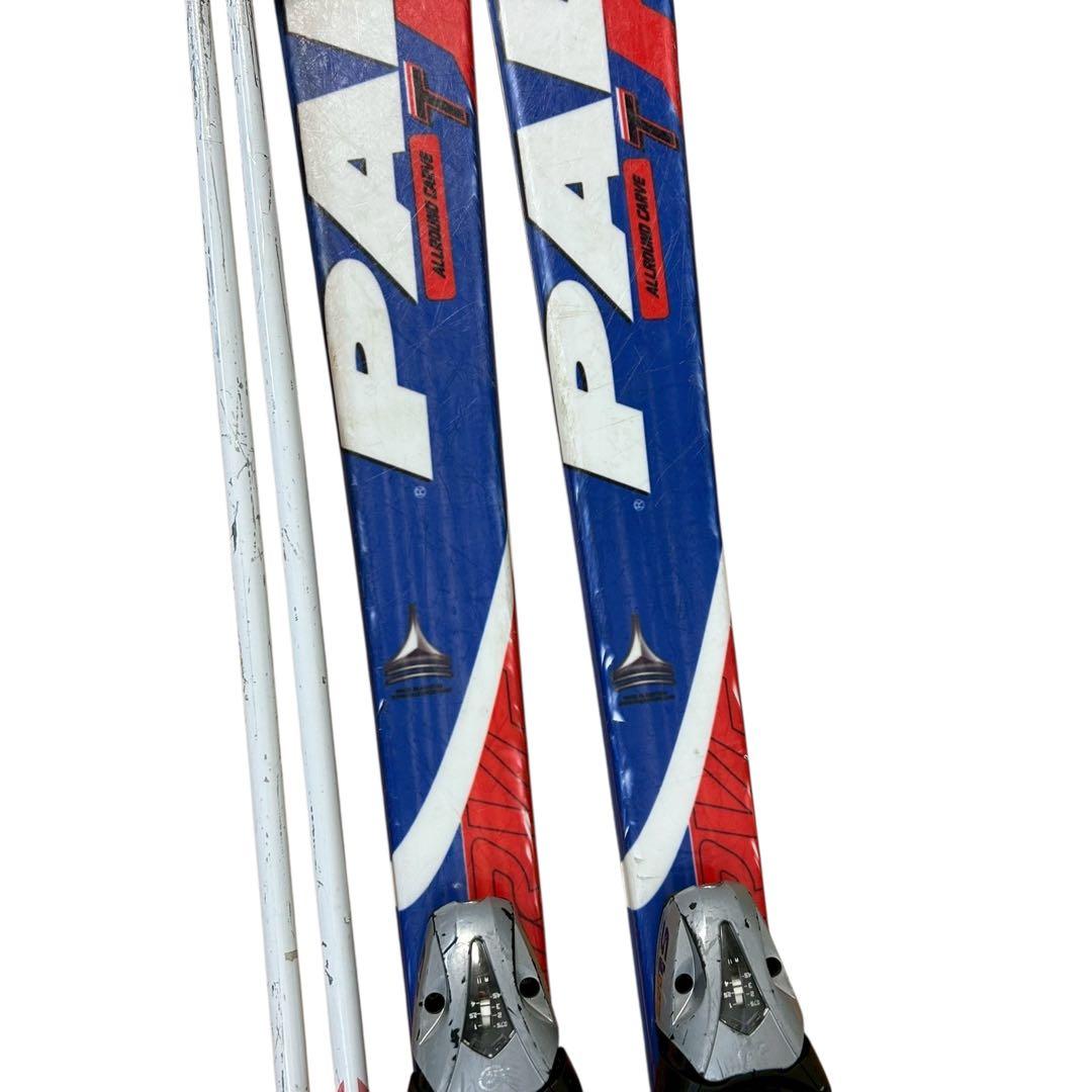 ② ジュニアスキー3点セット 板130cm/靴23cm/ストック105cm子供用