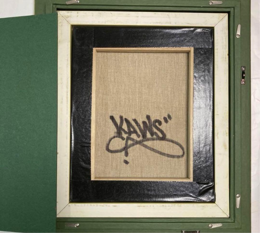 最終 値下げ/全米価格/暴騰/近代ポップアート/ KAWS カウズ /油彩/原画