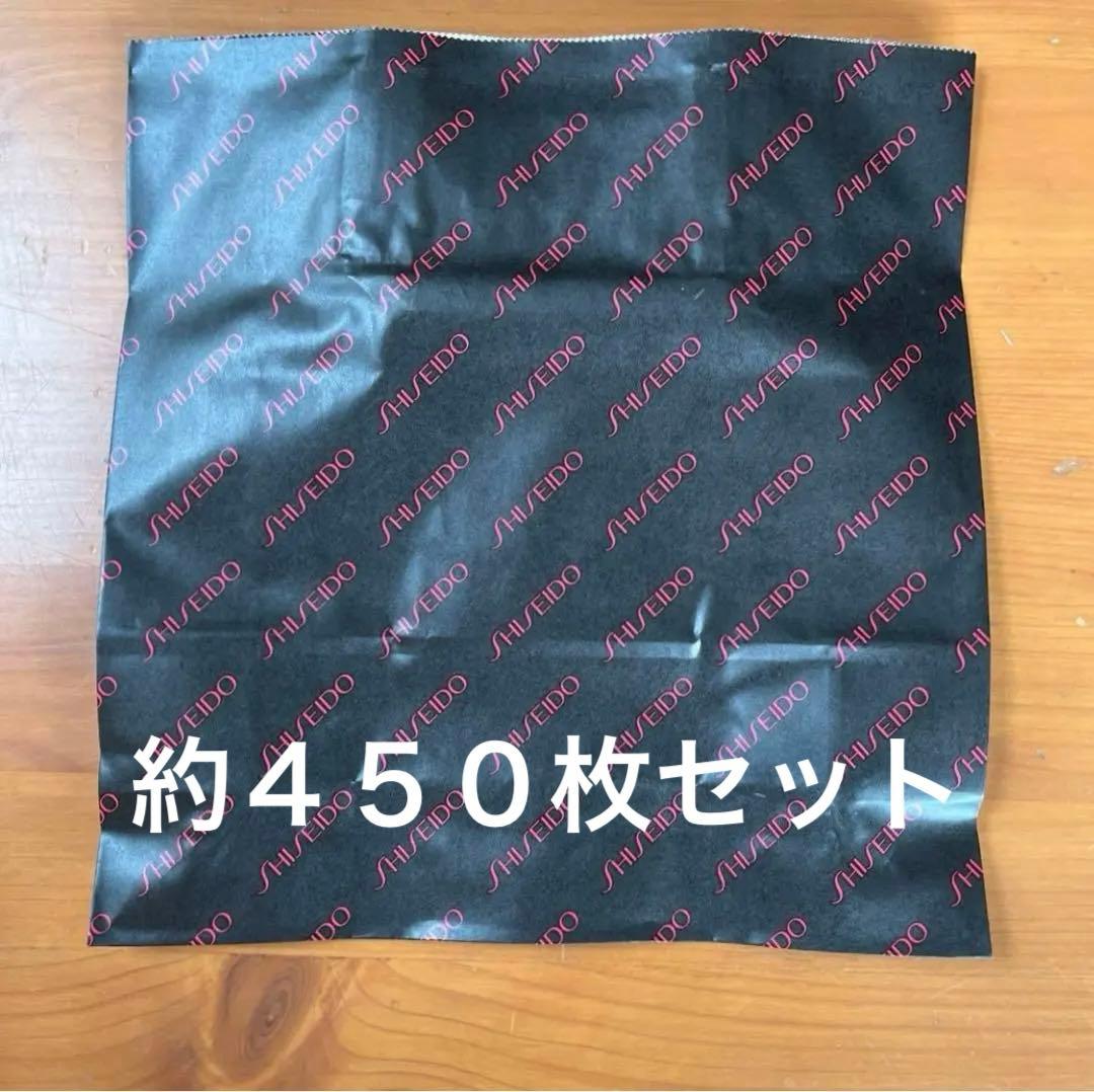 資生堂　ショッピングバッグ　コスメ　紙袋　約450枚　まとめ売り　黒　シック