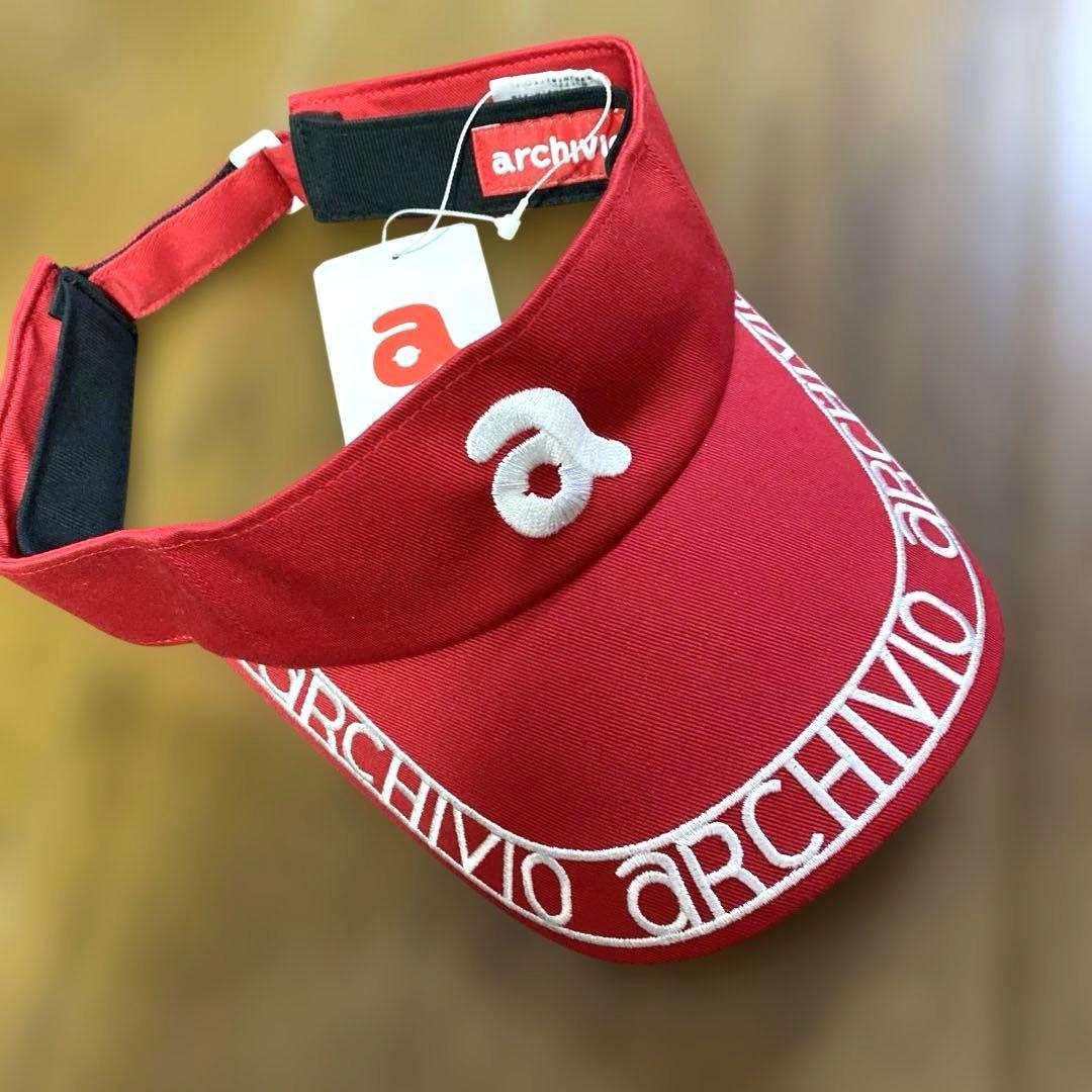 アルチビオ　サンバイザー　赤