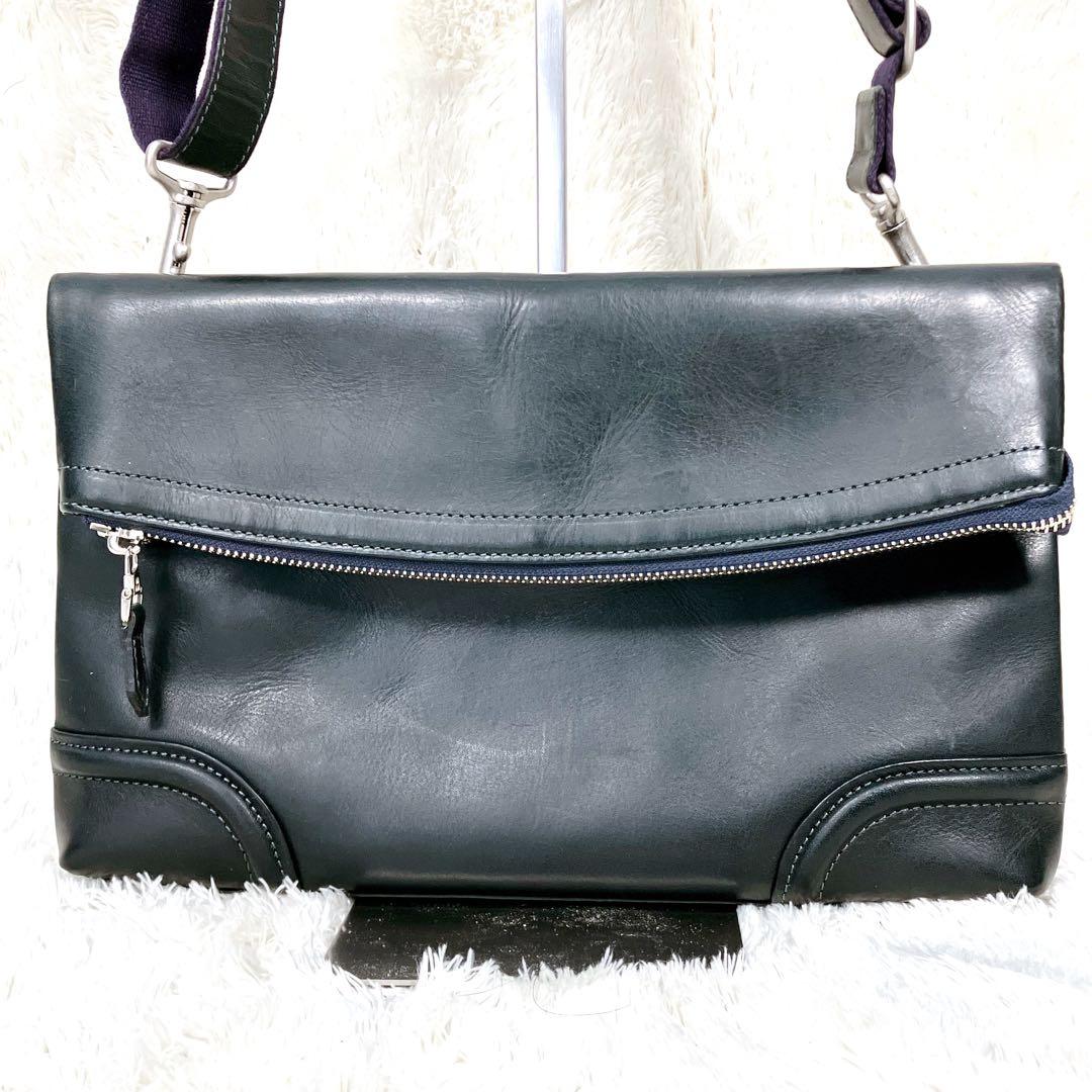 【美品】 ファイブウッズ 2wayクラッチバッグ/ショルダーバッグ プラトウ 黒