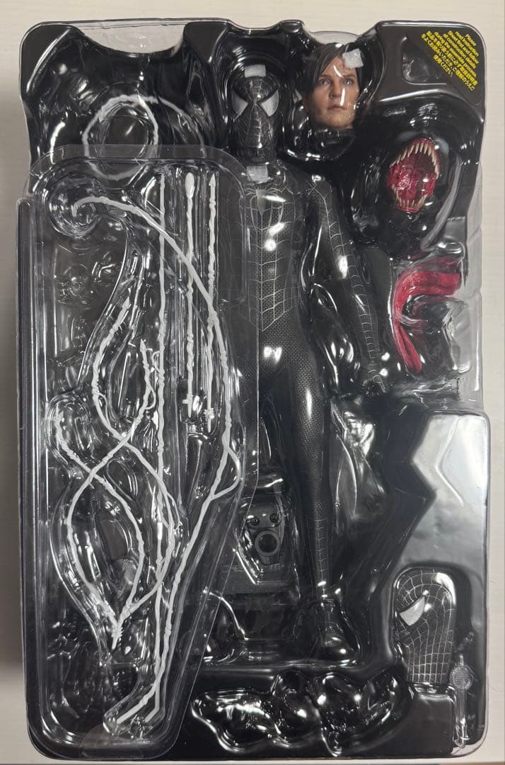 ホットトイズ　スパイダーマン3 ブラックスーツ フィギュア