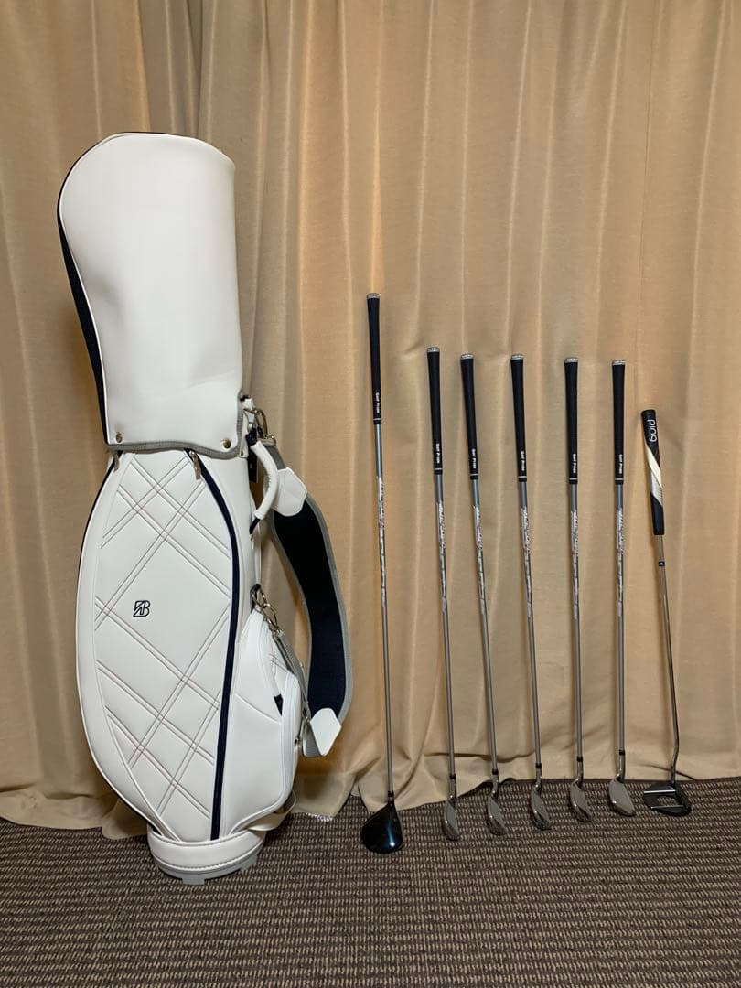 【美品】BRIDGESTONE キャディバッグ　ゴルフクラブセット