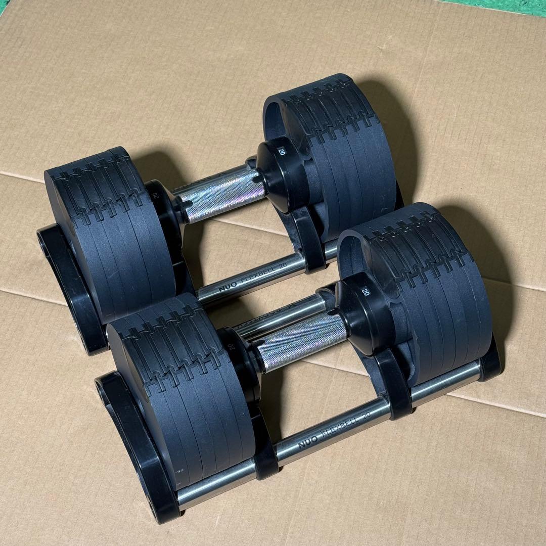 【直接引取or近場配送】NUO HEXBELL 可変式ダンベル 20kg×2