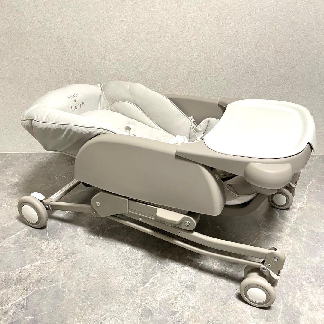 【美品】アップリカ ユラリズム スマート プレミアム　ハイローチェア