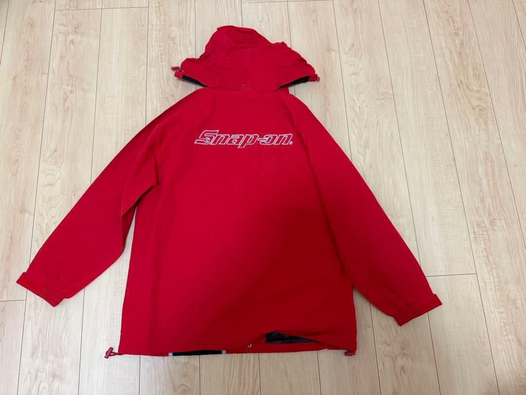 Snap-on ナイロンジャケット レッド　M