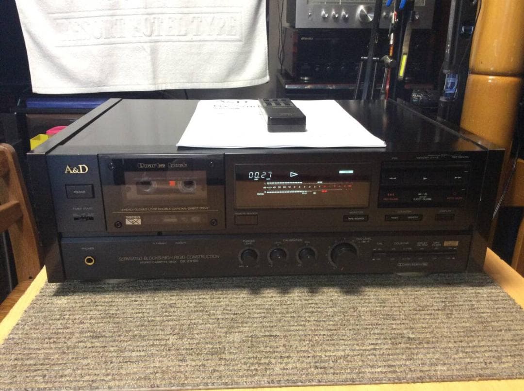 （メンテナンス済み品）　A&D GX-Z9100 取扱説明書・リモコン付属