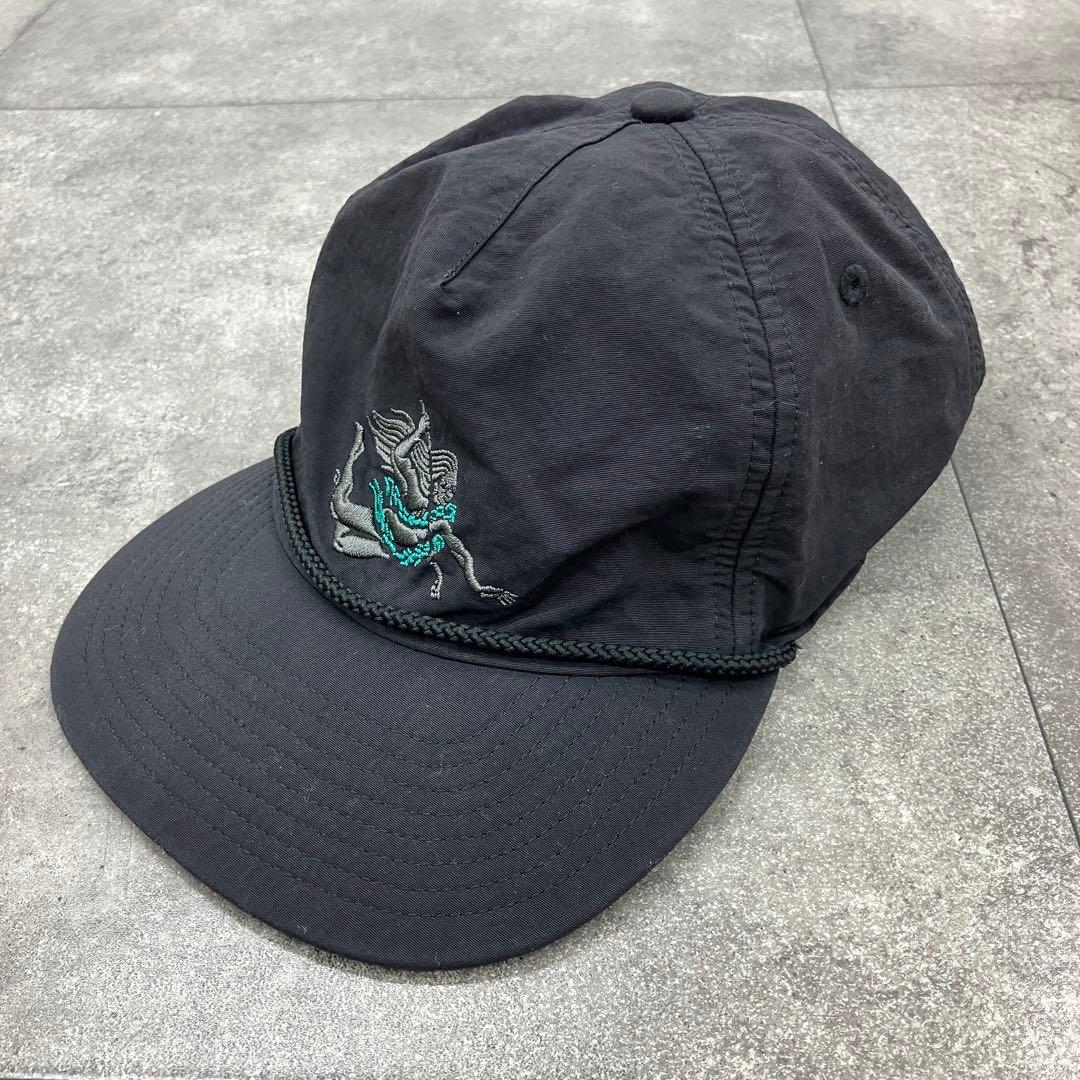 【激レア】Patagonia パタゴニア 刺繍キャップ ブラック フリーサイズ
