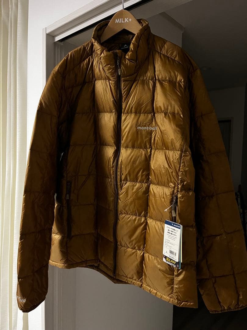 mont-bell スペリオダウンジャケット　ブラウン Ｌ　田中シェンさん着用
