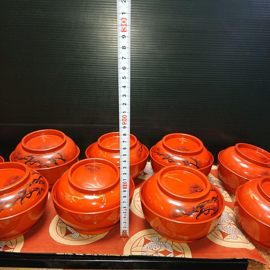 レトロ金彩汁茶碗