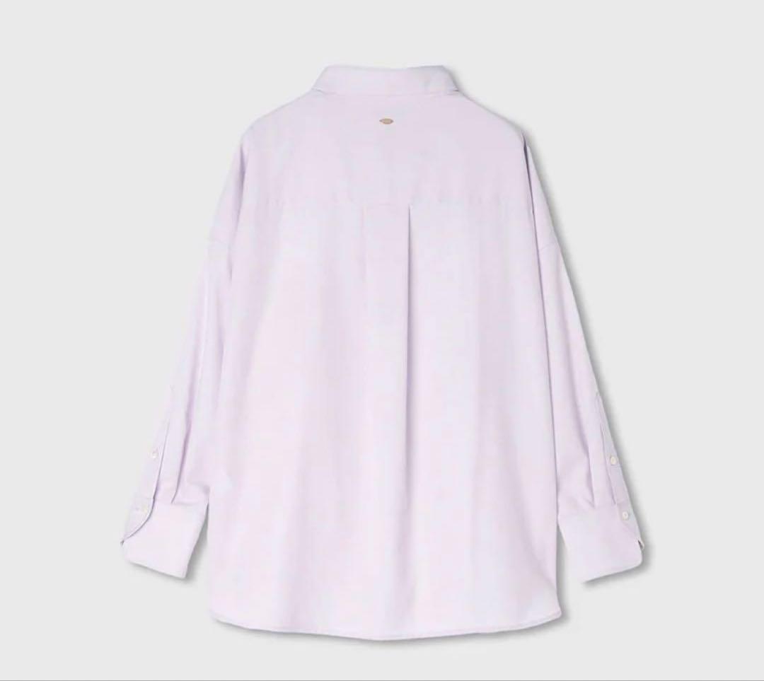最終値下げ　anuans スタンダードシャツ　ラベンダー　美品