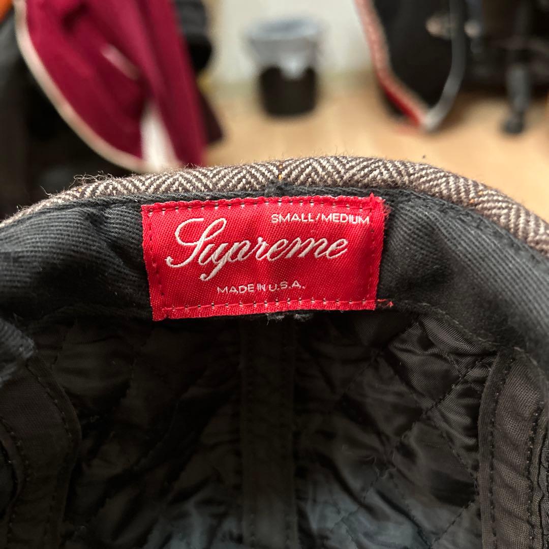 Supreme ヘリンボーンキャップ S/M