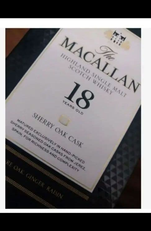 ウイスキー MACALLAN 18y