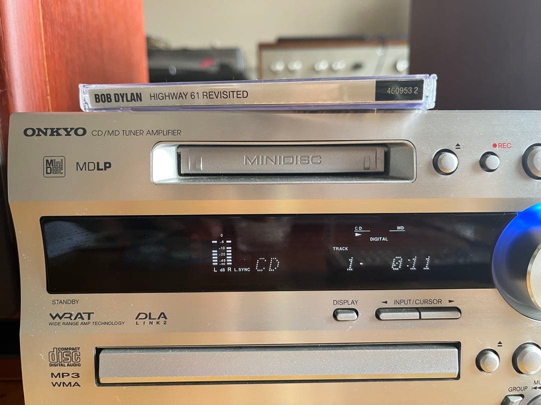 動作品　ONKYO ミニコンポ FR-N7EX CD MINIDISC