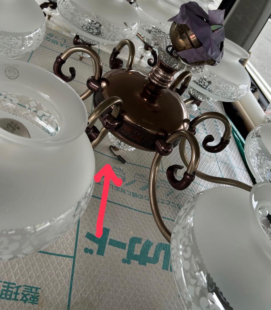 シャンデリア　昭和レトロ