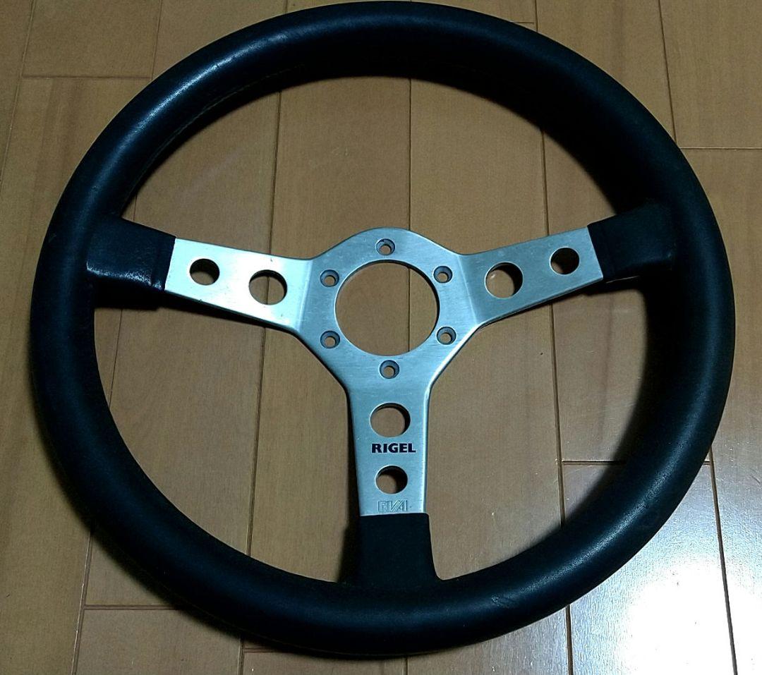 RIGEL ステアリングホイール 約35cm 旧車