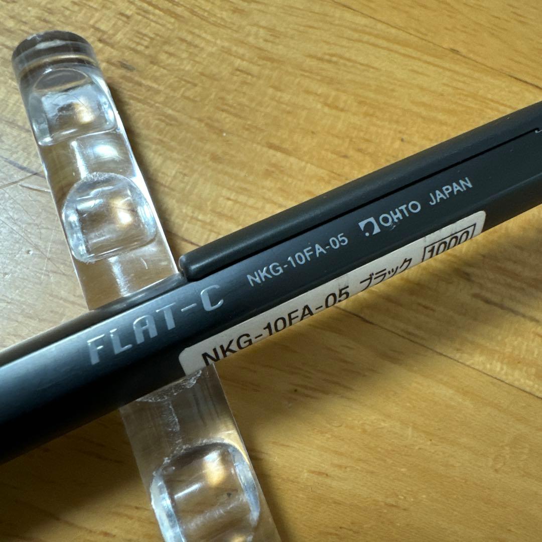 新品 廃盤 OHTO オート FLAT-C フラットシー ボールペン ブラック