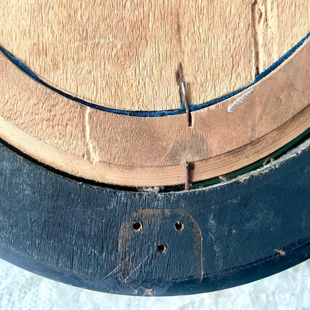 2人の天使のメダイヨン エンジェル フランスアンティーク オーバルフレーム彫刻