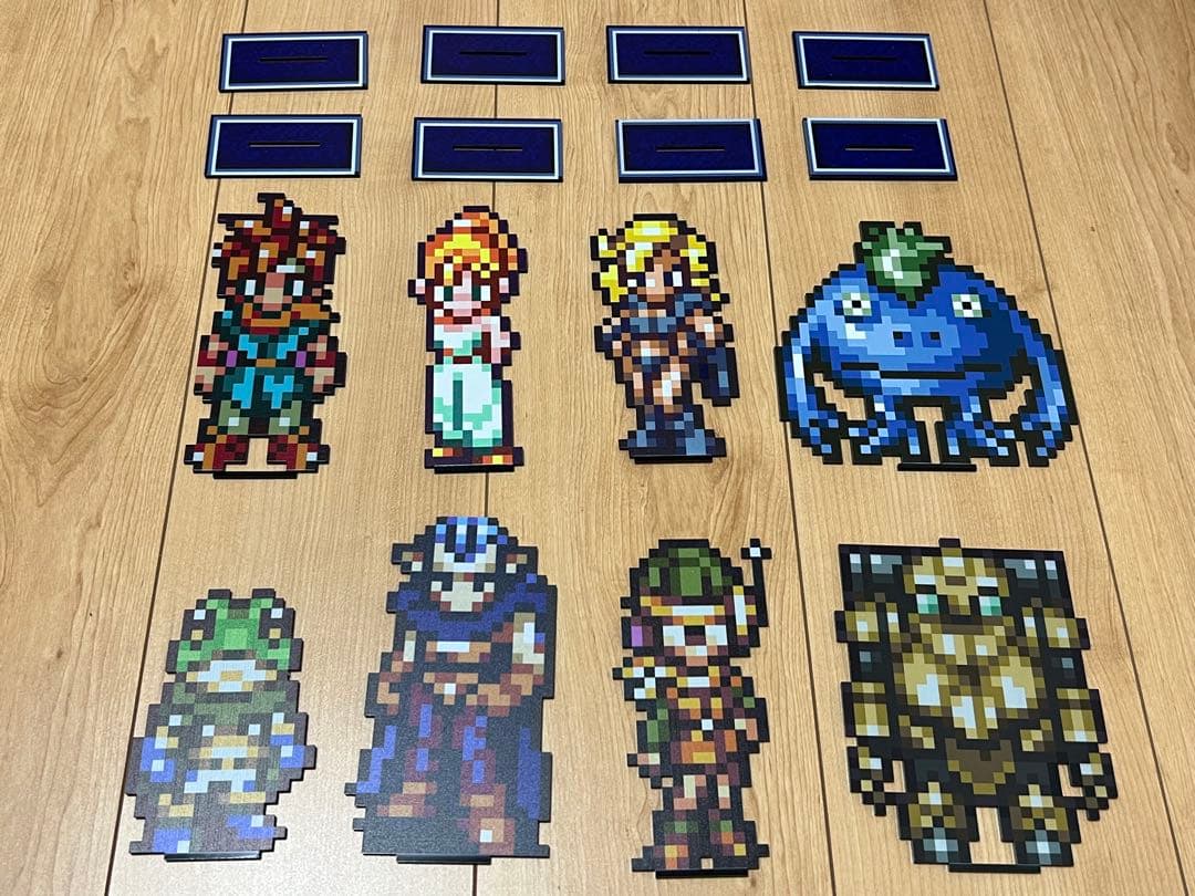 新品未使用　クロノトリガー　ドット　アクリルスタンド　8体セット