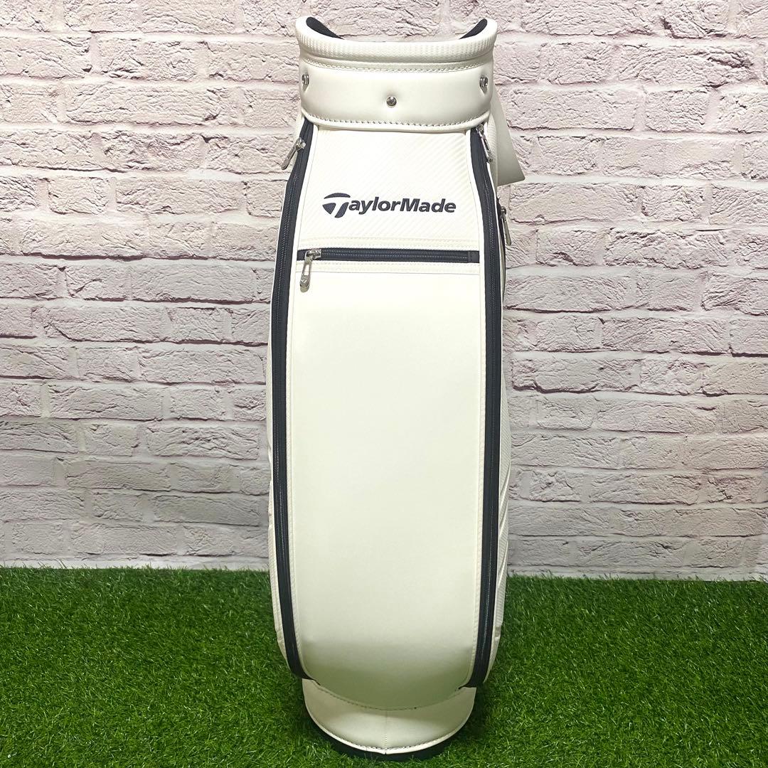 【新品】TaylorMade テーラーメイド キャディバッグ メンズ ホワイト