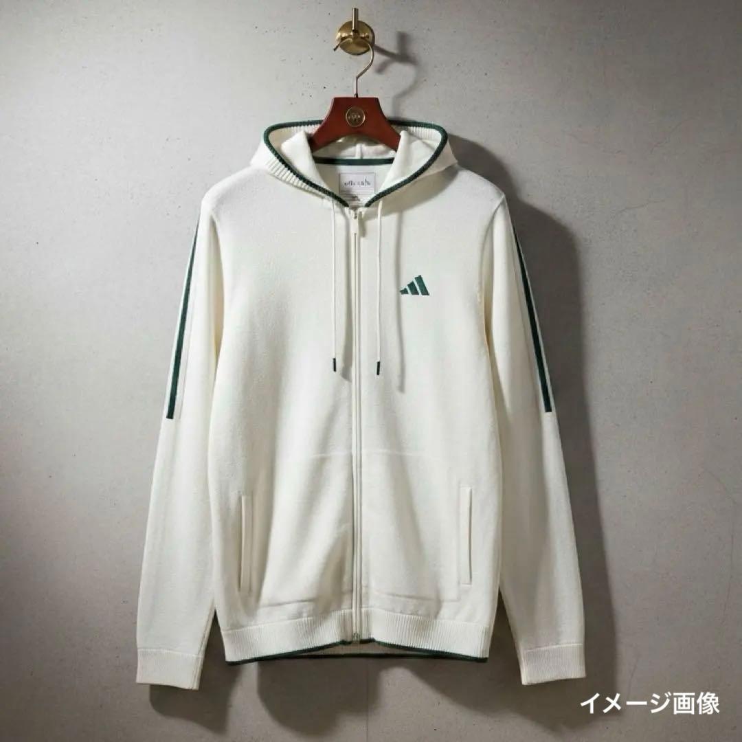 【新品タグ付】adidasゴルフ プライムニット フルジップフーディー Lサイズ