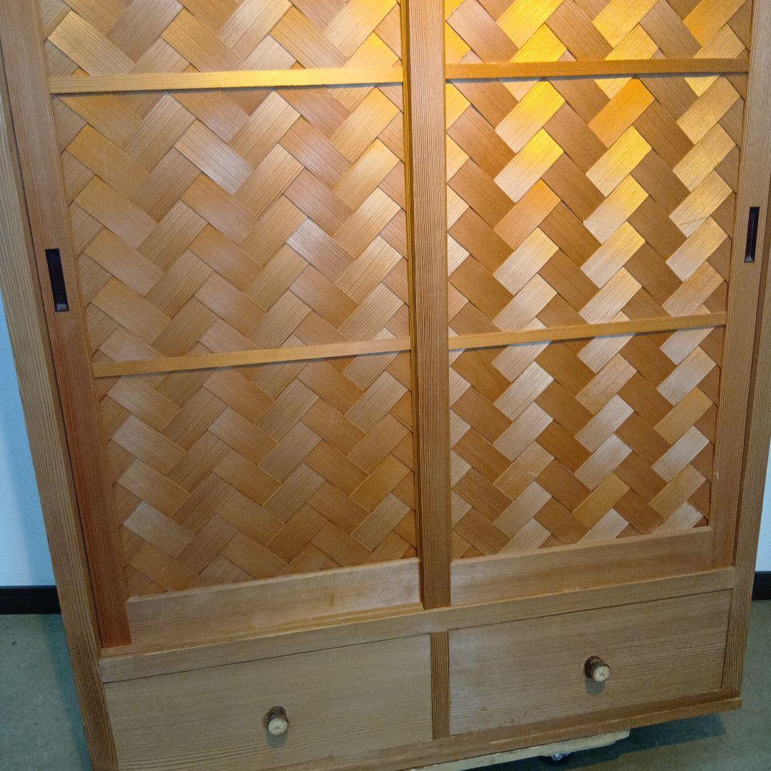 値下げ茶道具　水屋棚　置水屋　網代