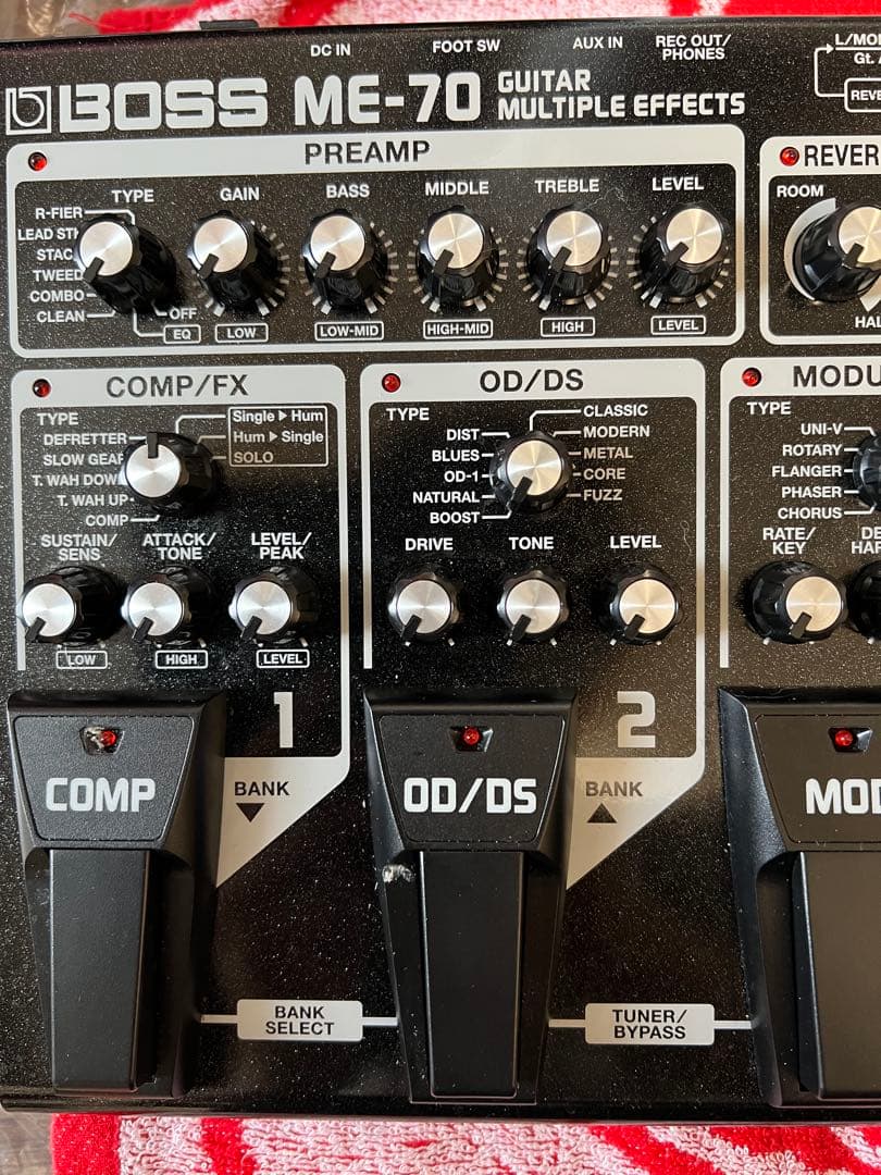 即発送 BOSS ME-70 アダプター付き