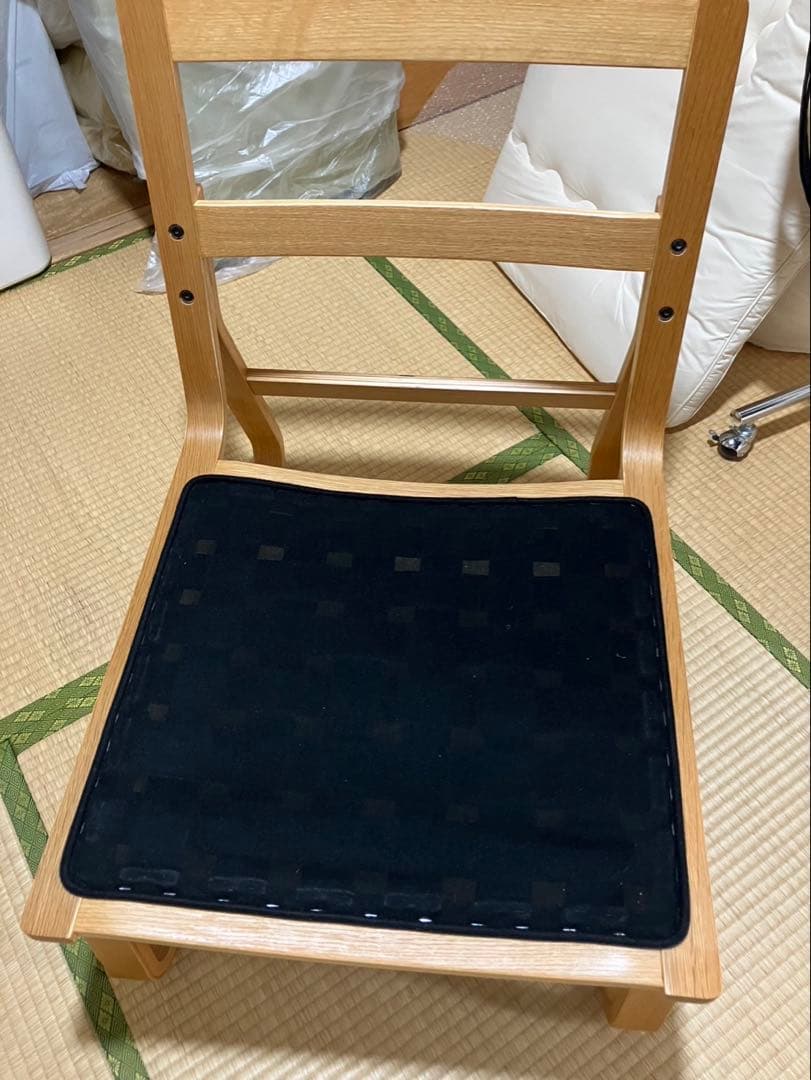 無印良品　リビングでもダイニングでも　ソファ　椅子