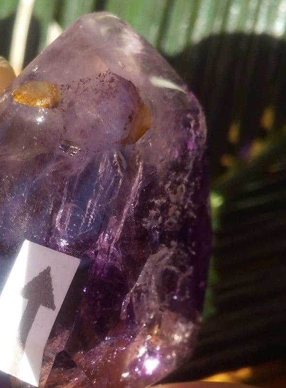 水入り★ 極上 レインボー アメジスト 大粒