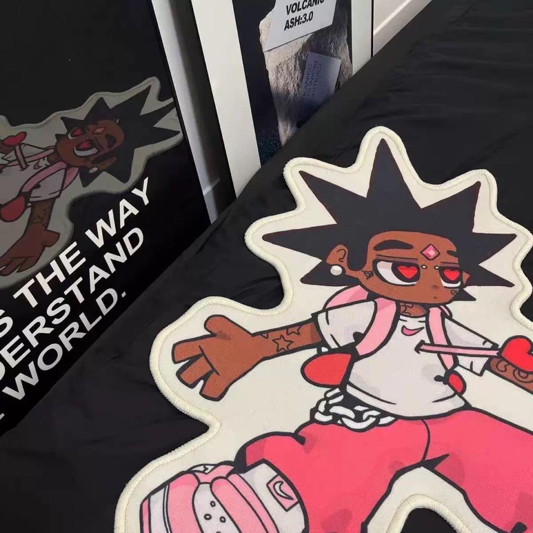 Lil uzi vertキャラクターデザインラグ リル・ウージーマットy2k