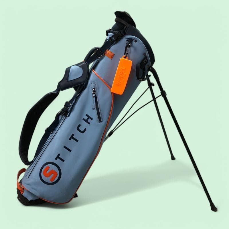 スティッチゴルフ STITCH GOLF キャディバッグ ブルー ゴルフ 刺繍