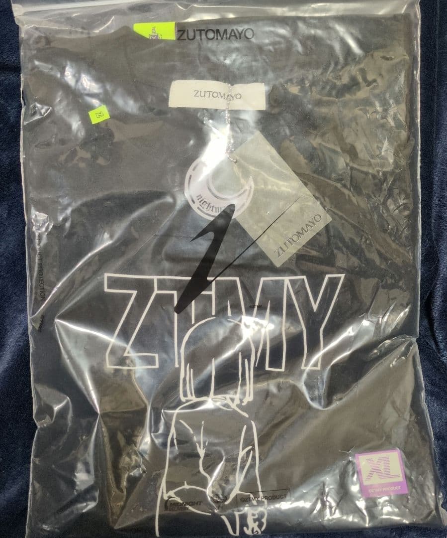 ずとまよ コズミックどろ団子ツアー ニラちゃんTシャツ ブラック XL