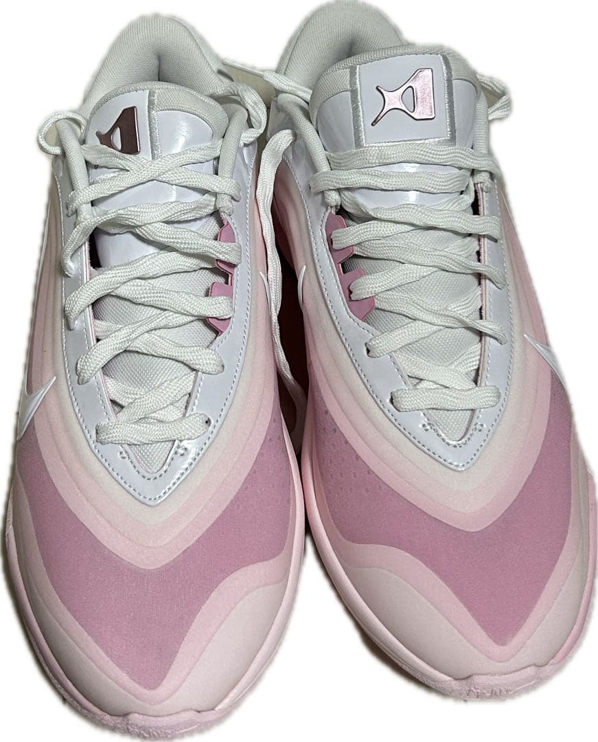 Nike ナイキバスケットボールシューズ ピンク/ホワイト