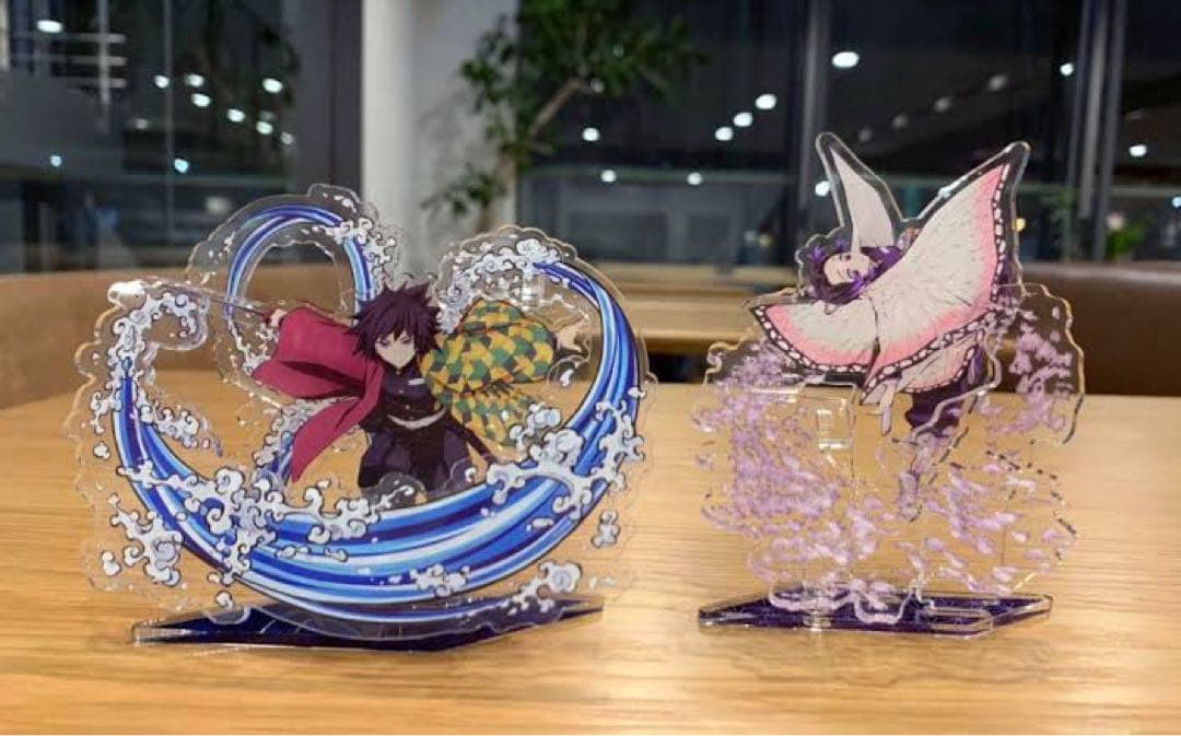 ポップアップアクリルマスコットセット ＜義勇＆しのぶ＞、＜煉獄＆炭治郎＞