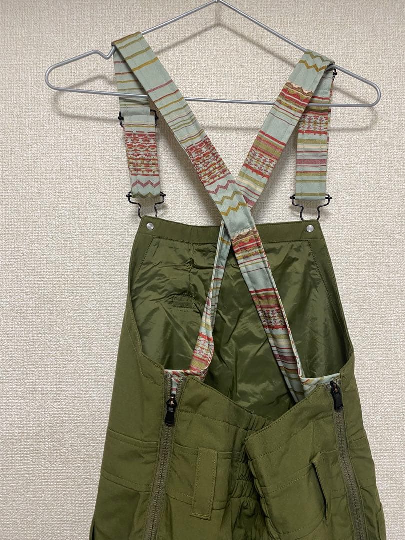 かたつむり、バートン(BURTON) オリーブグリーン オーバーオール