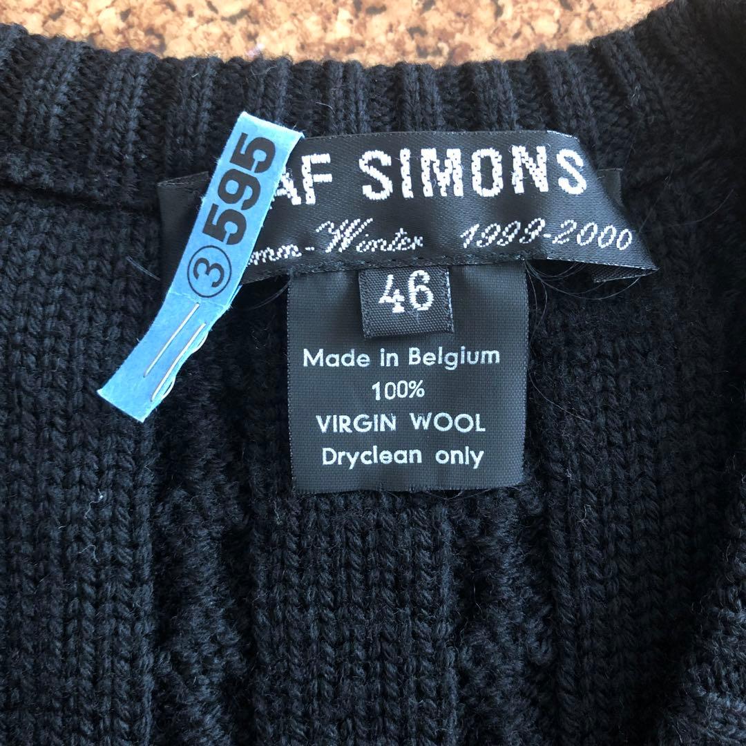 ラフシモンズ　ニットベスト　99AW