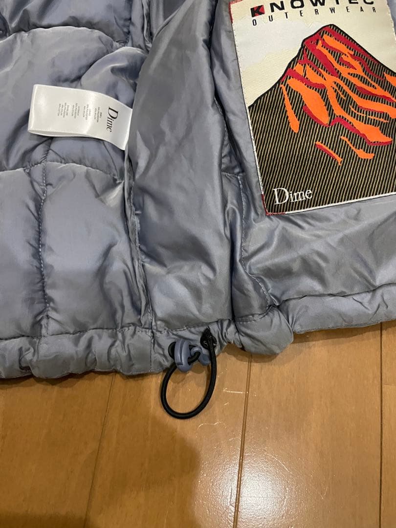 【完売品】Dime Wave Puffer Jacket XLサイズ 希少グレー