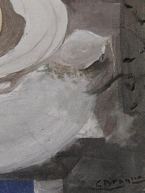 ジョルジュ・ブラック、コップと果物、希少な画集より、状態良好、新品高級額