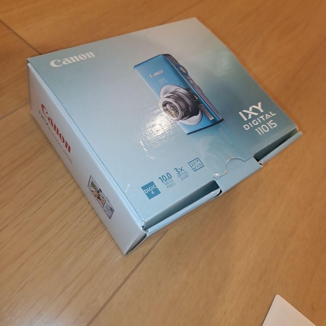Canon IXY DIGITAL 110 IS デジカメ コンデジ 青 ブルー