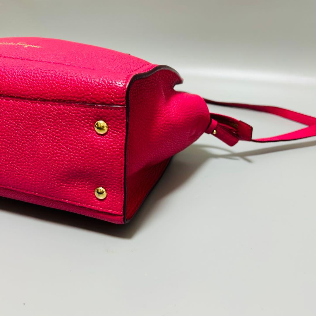 超美品 Ferragamo フェラガモ ガンチーニ エイミー ハンドバッグ