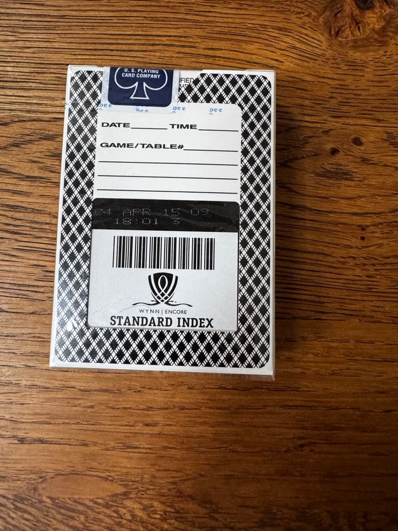 Wynn Deck ブラック（黒） 本物 超レアデック 新品未開封 1個