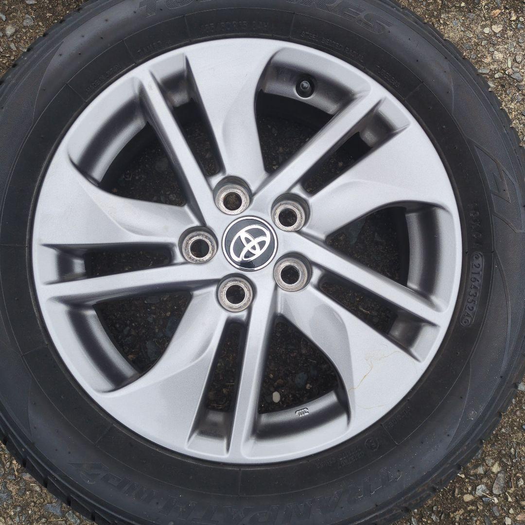 15インチ シルバー ホイールタイヤセット