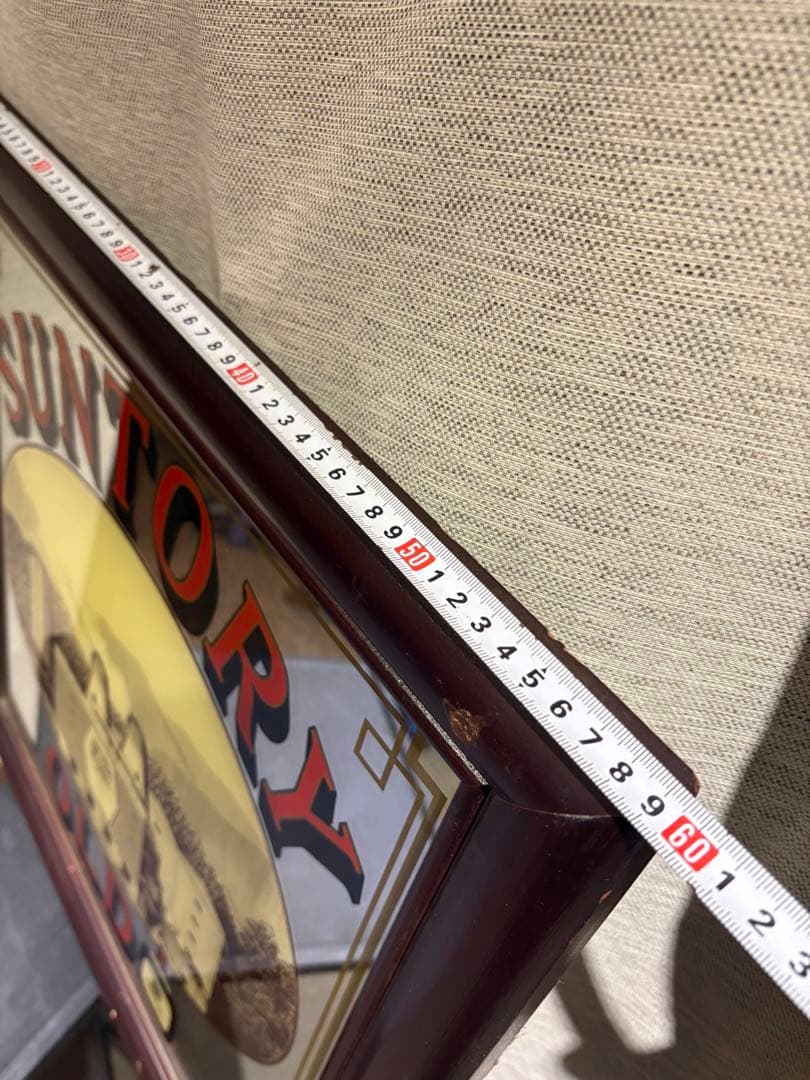 SUNTORY OLD ミラー　アンティーク品　サントリー オールド