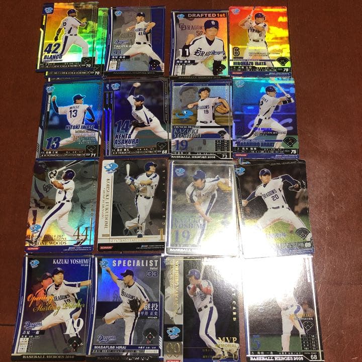 ベースボールヒーローズ プロ野球カード