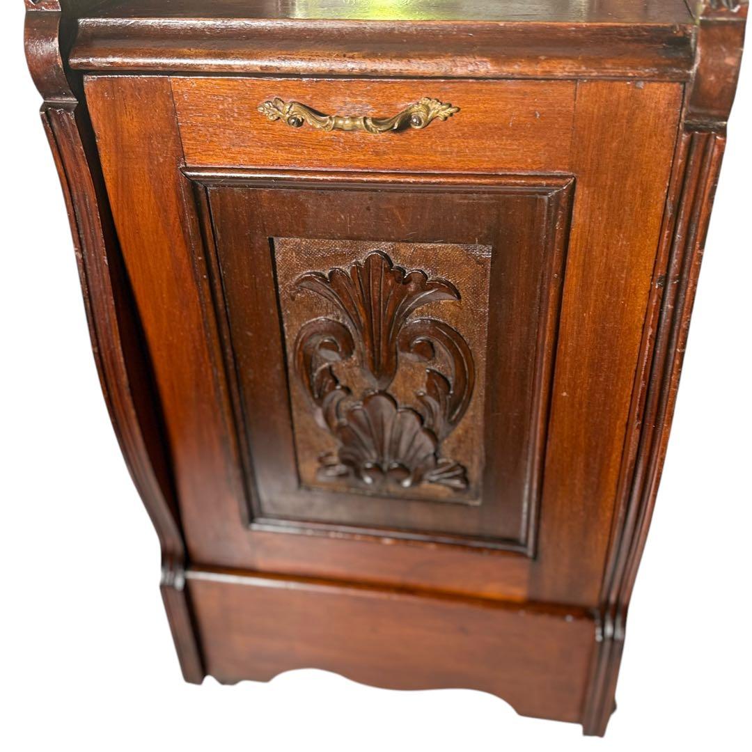 HR618 【アンティーク】英国　家具 コールボックス　ビクトリアンスタイル