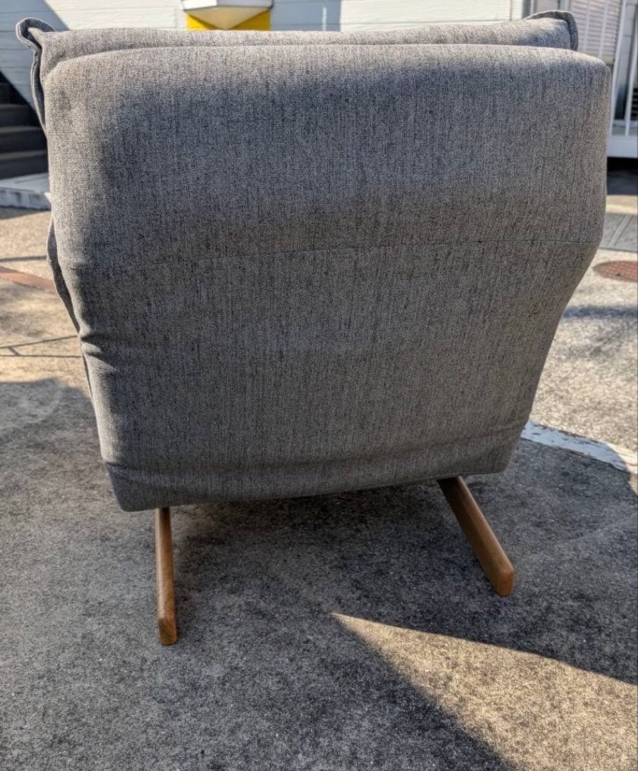 ＊東京都付近取引限定＊MUJI 無印良品　ハイバックリクライニングソファ グレー