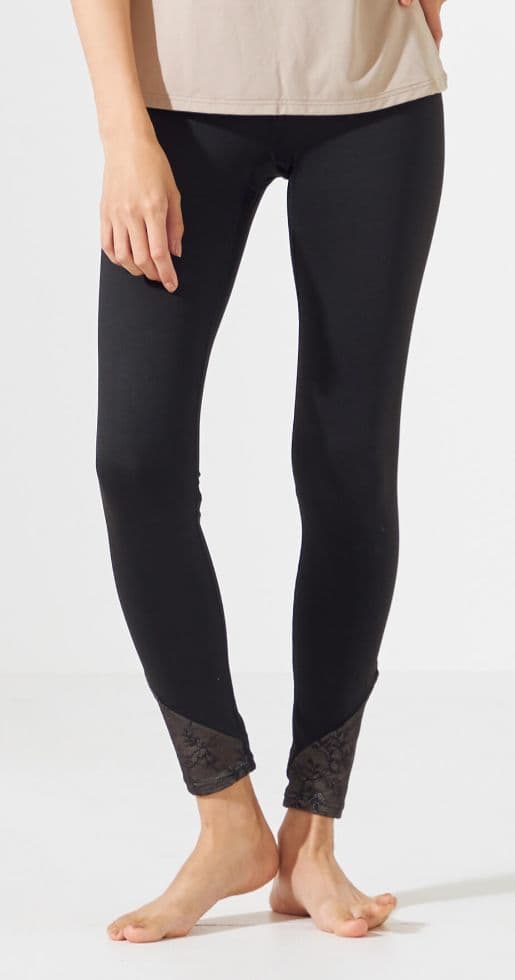 チャコット　アンクルレースレギンス　新品未使用　タグ付き　Lサイズ