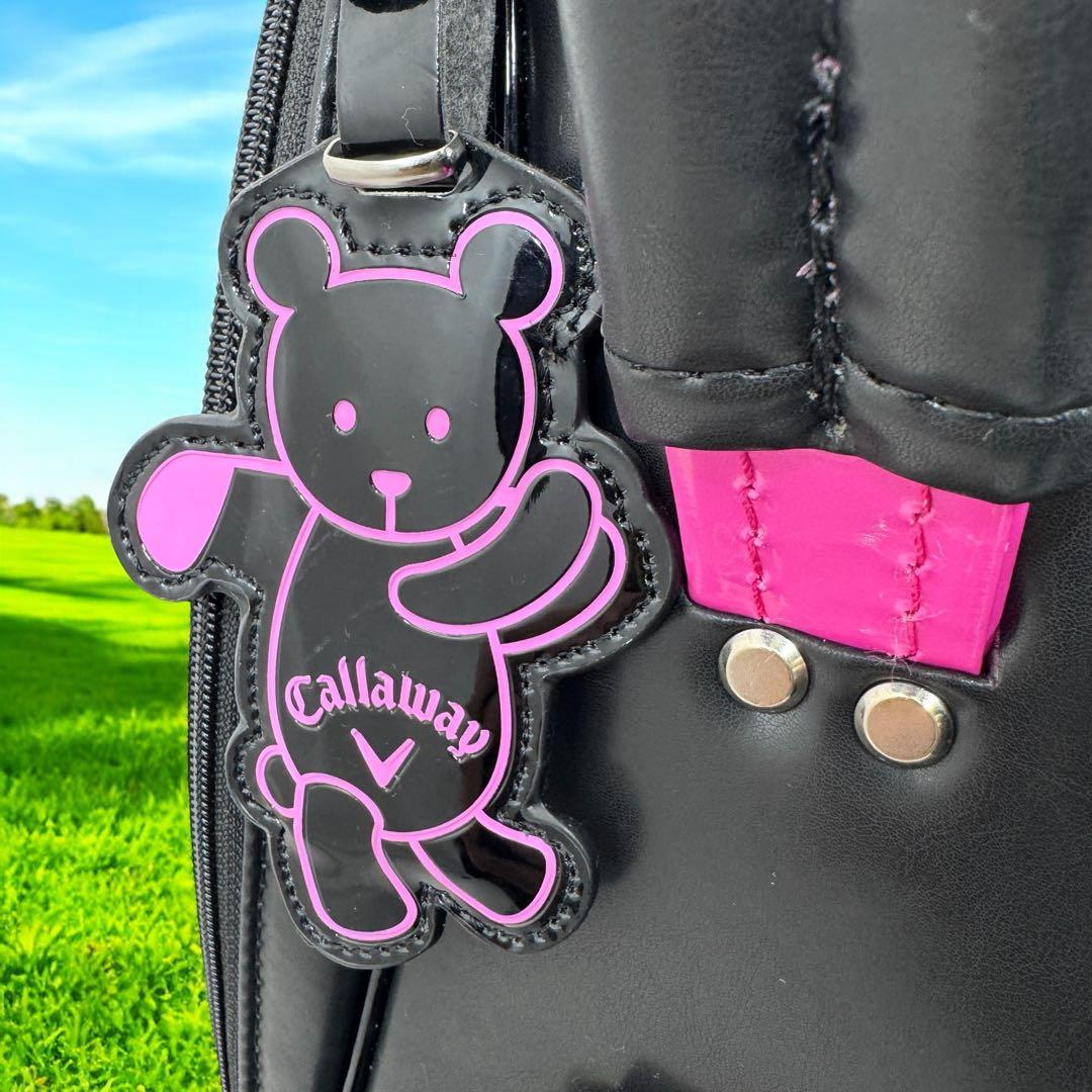 未使用品！callaway キャロウェイ キャディバック ゴルフバッグ黒 ピンク